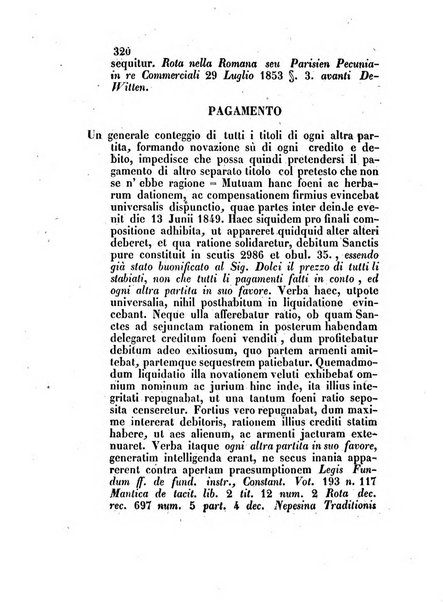 Repertorio generale di giurisprudenza dei tribunali romani