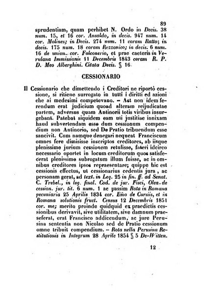 Repertorio generale di giurisprudenza dei tribunali romani