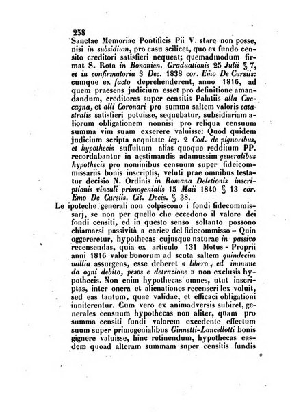 Repertorio generale di giurisprudenza dei tribunali romani