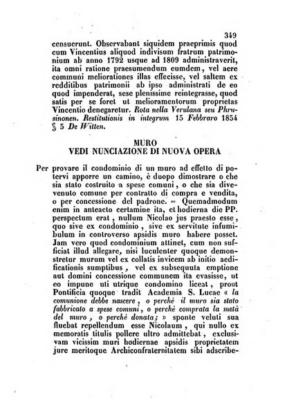 Repertorio generale di giurisprudenza dei tribunali romani