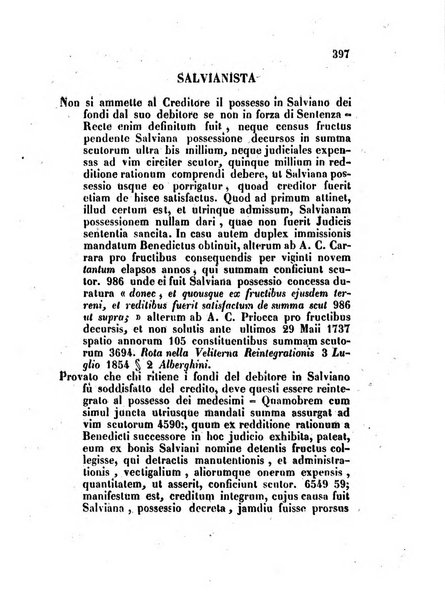 Repertorio generale di giurisprudenza dei tribunali romani