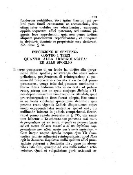 Repertorio generale di giurisprudenza dei tribunali romani