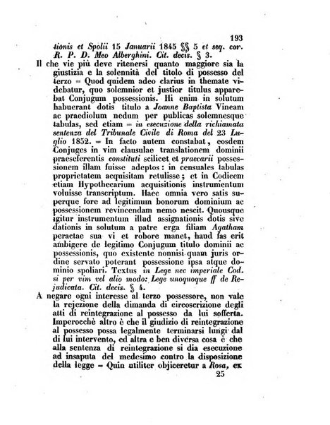 Repertorio generale di giurisprudenza dei tribunali romani