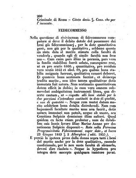 Repertorio generale di giurisprudenza dei tribunali romani