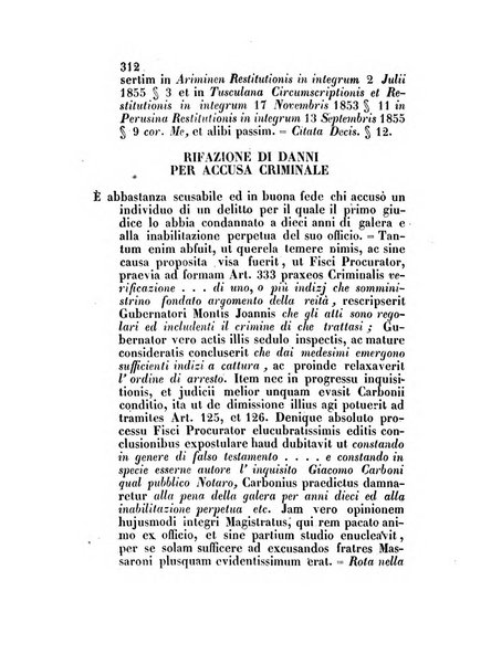 Repertorio generale di giurisprudenza dei tribunali romani