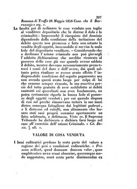 Repertorio generale di giurisprudenza dei tribunali romani