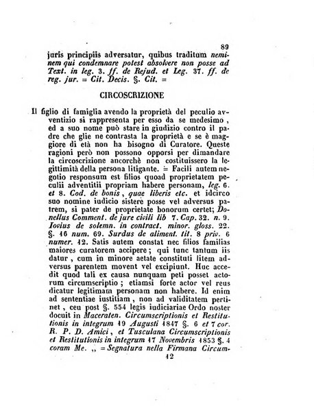 Repertorio generale di giurisprudenza dei tribunali romani