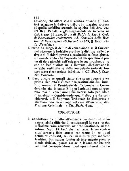 Repertorio generale di giurisprudenza dei tribunali romani