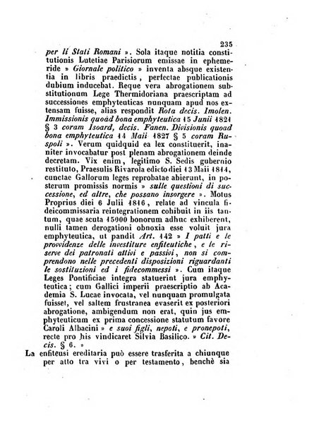 Repertorio generale di giurisprudenza dei tribunali romani