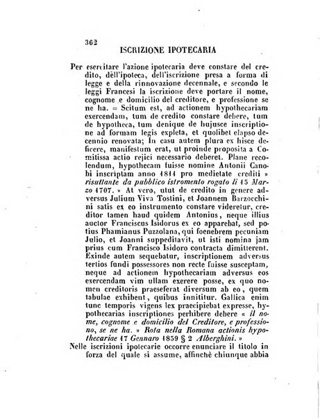 Repertorio generale di giurisprudenza dei tribunali romani