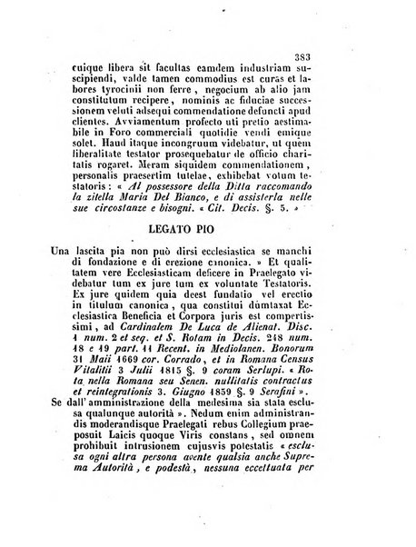 Repertorio generale di giurisprudenza dei tribunali romani