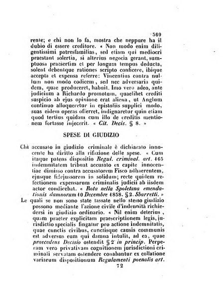 Repertorio generale di giurisprudenza dei tribunali romani