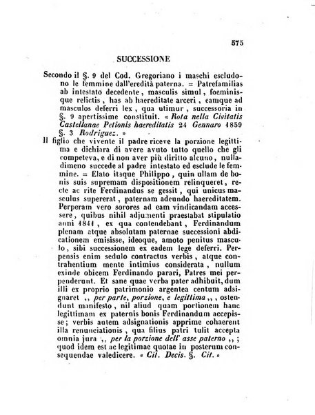 Repertorio generale di giurisprudenza dei tribunali romani