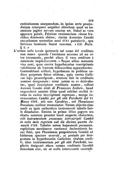 Repertorio generale di giurisprudenza dei tribunali romani