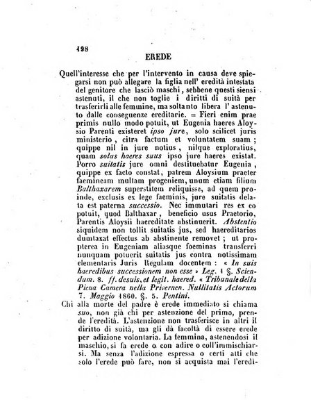 Repertorio generale di giurisprudenza dei tribunali romani