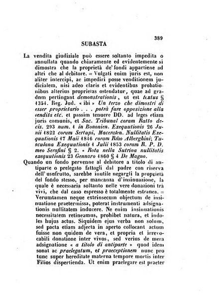 Repertorio generale di giurisprudenza dei tribunali romani