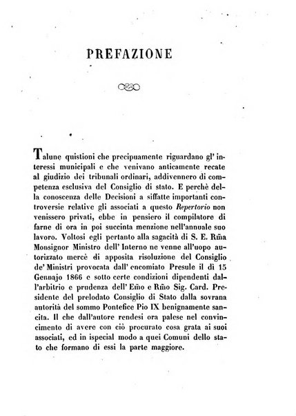 Repertorio generale di giurisprudenza dei tribunali romani