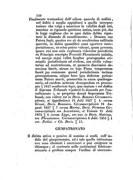 Repertorio generale di giurisprudenza dei tribunali romani