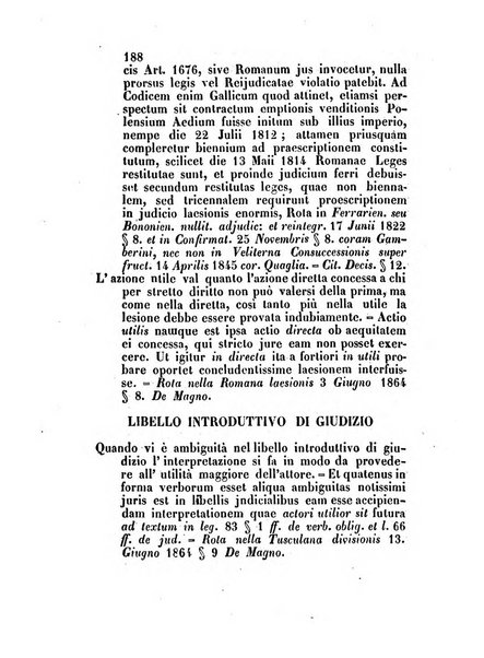 Repertorio generale di giurisprudenza dei tribunali romani