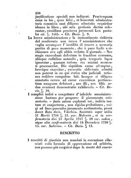 Repertorio generale di giurisprudenza dei tribunali romani