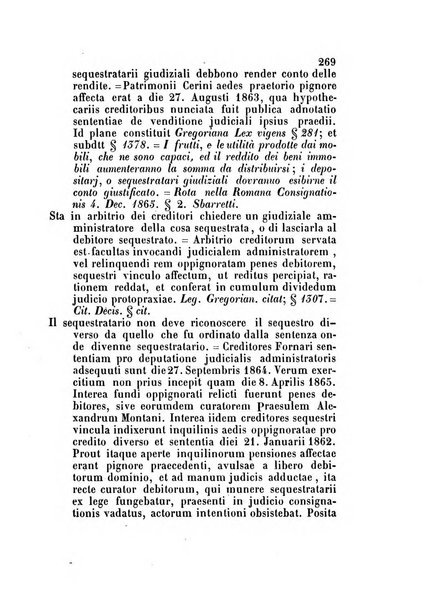 Repertorio generale di giurisprudenza dei tribunali romani