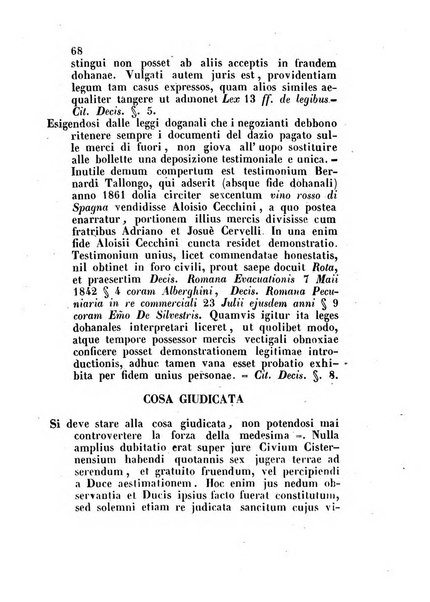 Repertorio generale di giurisprudenza dei tribunali romani