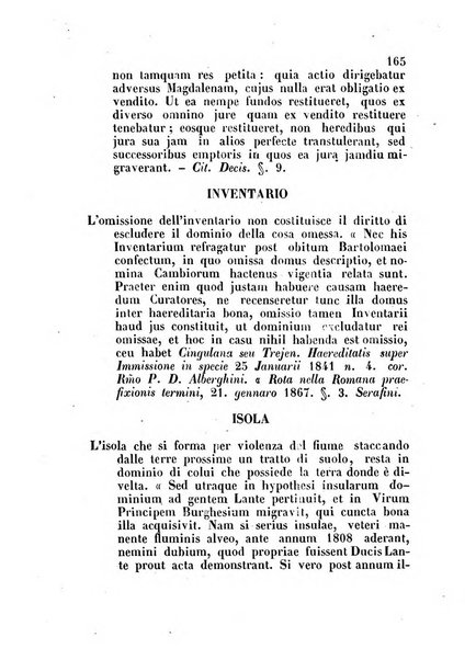 Repertorio generale di giurisprudenza dei tribunali romani