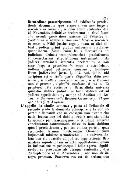 Repertorio generale di giurisprudenza dei tribunali romani