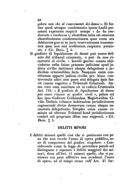 Repertorio generale di giurisprudenza dei tribunali romani