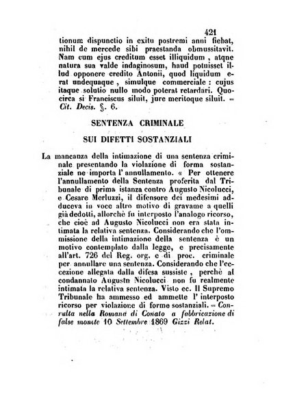 Repertorio generale di giurisprudenza dei tribunali romani