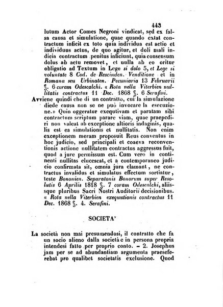 Repertorio generale di giurisprudenza dei tribunali romani