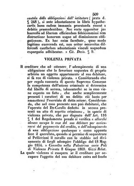 Repertorio generale di giurisprudenza dei tribunali romani