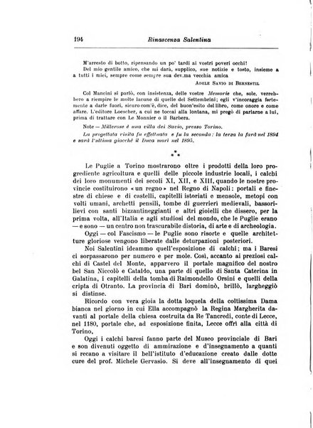 Rinascenza salentina organo della R. Deputazione di storia patria per le Puglie