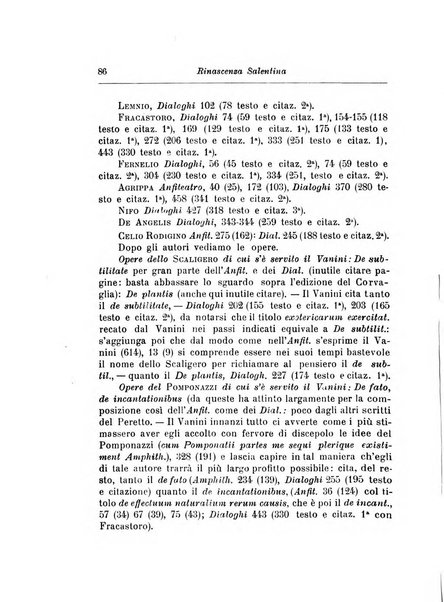 Rinascenza salentina organo della R. Deputazione di storia patria per le Puglie