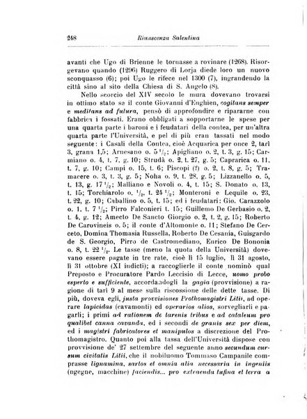 Rinascenza salentina organo della R. Deputazione di storia patria per le Puglie