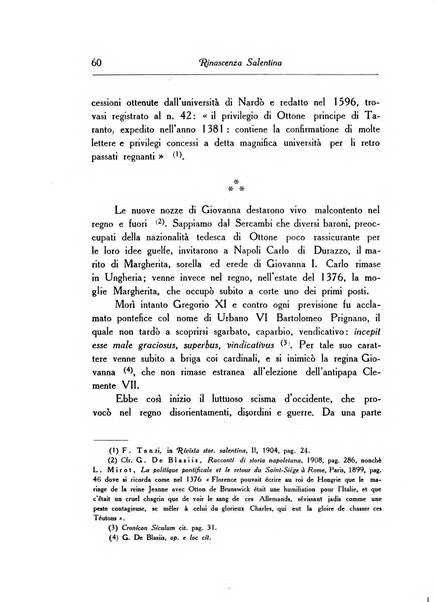 Rinascenza salentina organo della R. Deputazione di storia patria per le Puglie