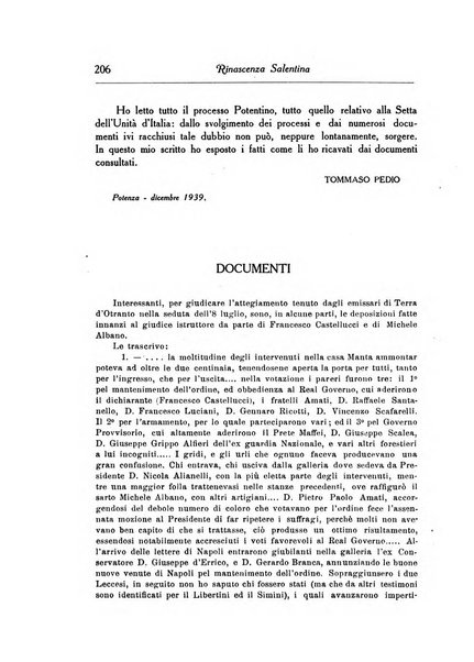 Rinascenza salentina organo della R. Deputazione di storia patria per le Puglie