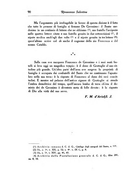 Rinascenza salentina organo della R. Deputazione di storia patria per le Puglie