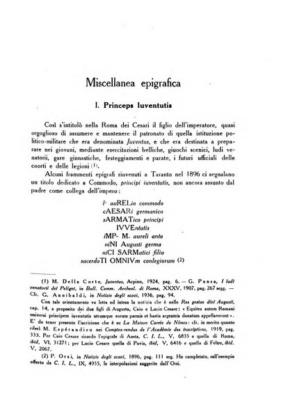 Rinascenza salentina organo della R. Deputazione di storia patria per le Puglie