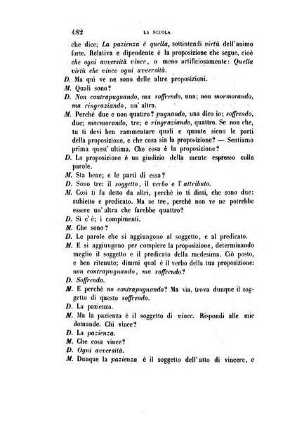 La scuola e la famiglia periodico settimanale d'istruzione ed educazione