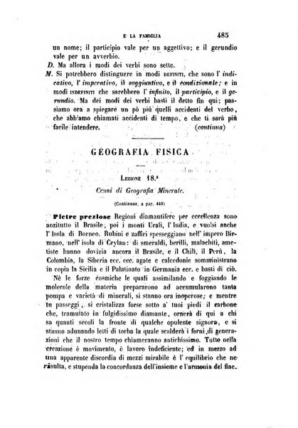 La scuola e la famiglia periodico settimanale d'istruzione ed educazione