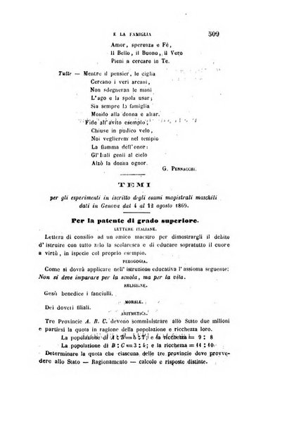 La scuola e la famiglia periodico settimanale d'istruzione ed educazione