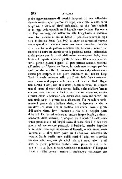 La scuola e la famiglia periodico settimanale d'istruzione ed educazione