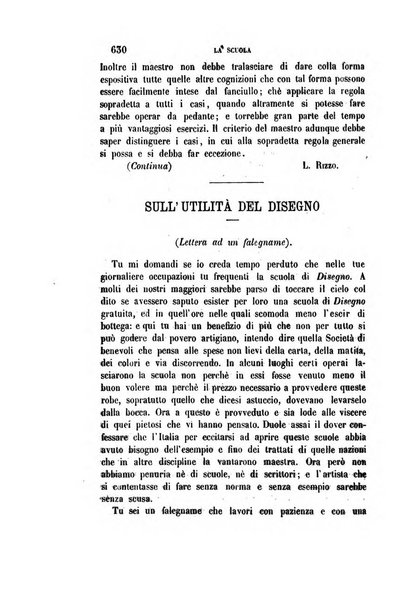 La scuola e la famiglia periodico settimanale d'istruzione ed educazione