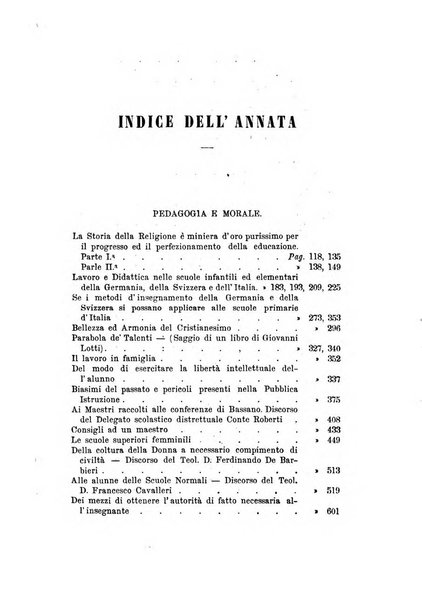 La scuola e la famiglia periodico settimanale d'istruzione ed educazione