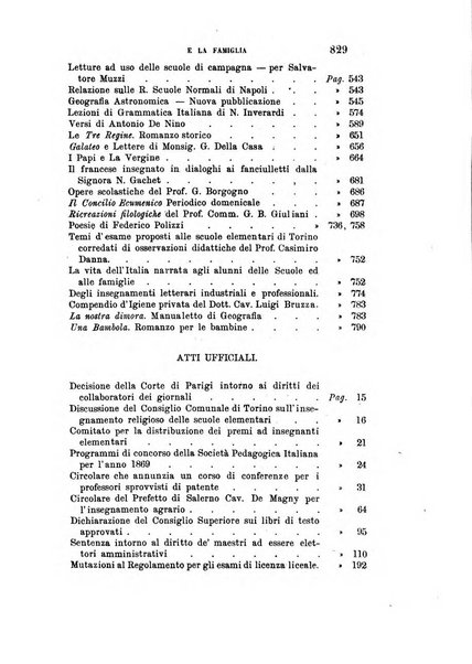 La scuola e la famiglia periodico settimanale d'istruzione ed educazione