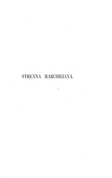 Strenna marchigiana