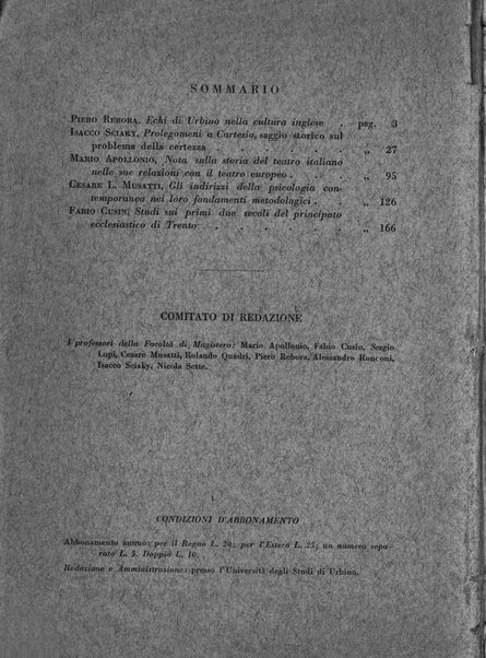 Studi urbinati di storia, filosofia e letteratura. Serie B