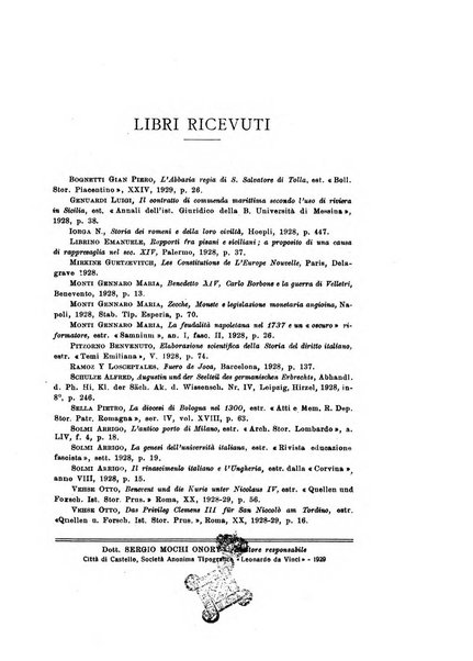 Rivista di storia del diritto italiano