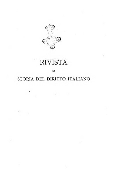 Rivista di storia del diritto italiano